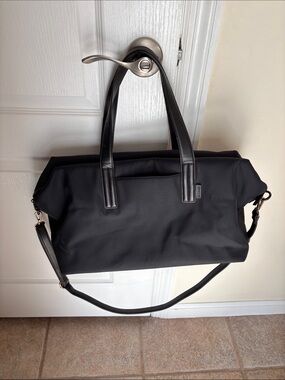 Away Black Men's/Ladies Nylon Duffel Travel Weekend Bag